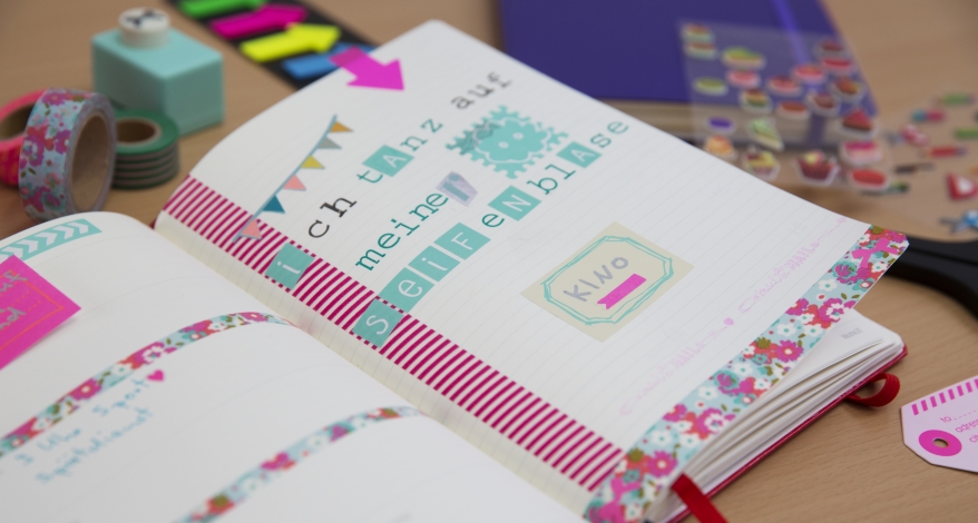 Notizbücher verschönern und individuell gestalten: Wir zeigen Ihnen alles zum Trendthema Filofaxing. Bei Papier Kreis in Hanau und im Onlineshop.