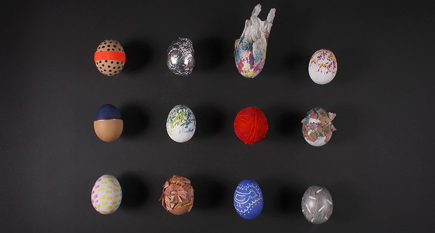 Wir zeigen Ihnen, wie Sie und Ihr Kind Ostereier mit Schulmaterialien gestalten können. Mehr dazu bei Wall am Markt in Kirchheim unter Teck und im Onlineshop.